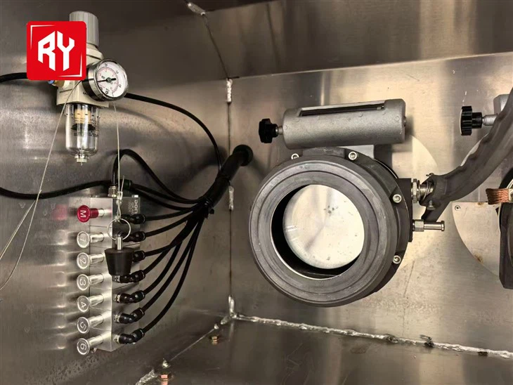 Ruiyuan brand 50 cubic meters 6 compartments aluminum alloy semi-trailer best