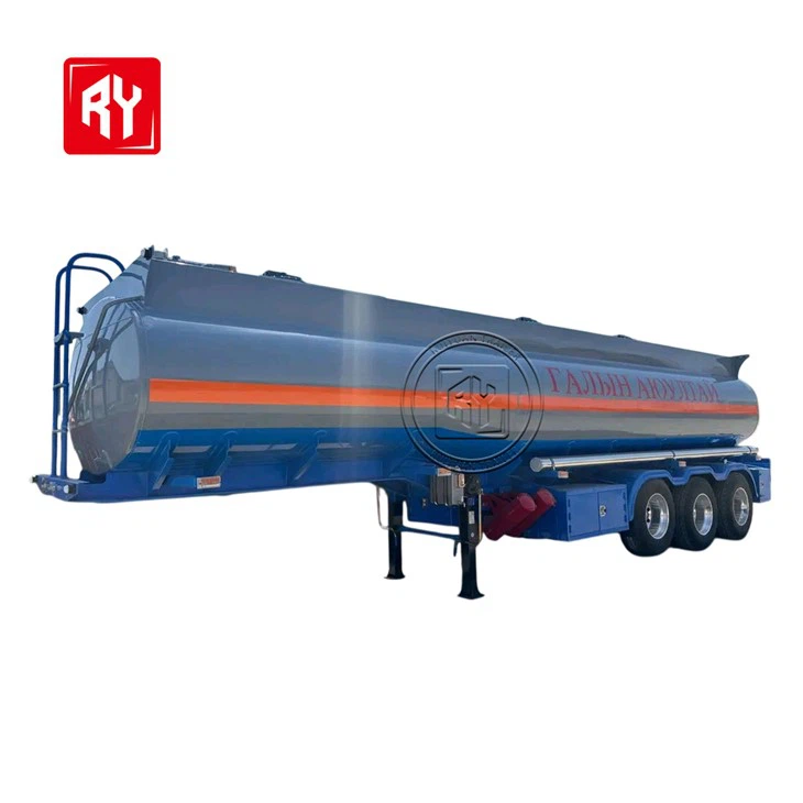 3- অ্যাক্সেল কার্বন ইস্পাত ট্যাঙ্ক ট্রেলার